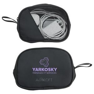 AeroLOFT® Jet Black Tech Organizer Mesh Pouch