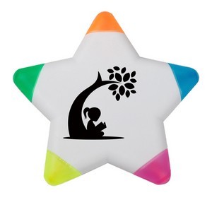 Five-pointed Star-shaped Highlighters