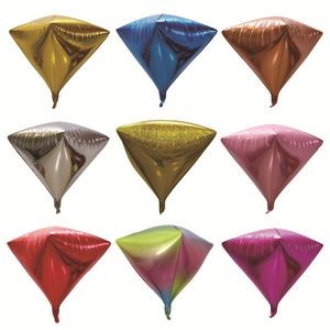 4d Diamond Shaped Aluminum Foil Balloon