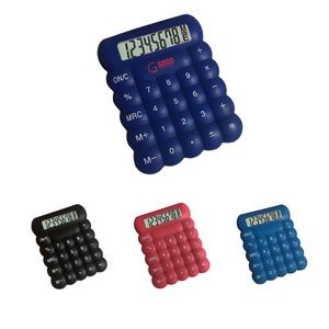 Portable Soft Silicone Button Calculator