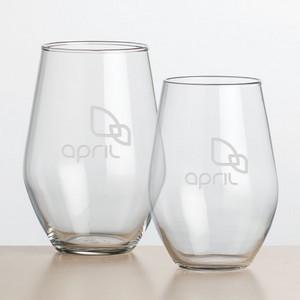 Vale Stemless Wine - Deep Etch