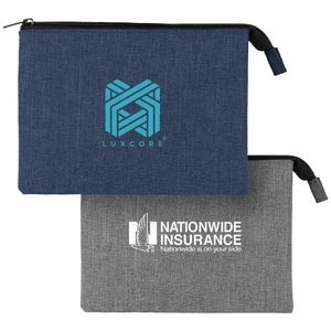 Heathered Reusable 3-Pocket Eva Pouch