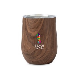 CORKCICLE® Stemless Wine Cup - 12 Oz. - Walnut