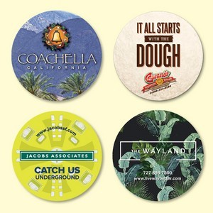 Vynex® Heavy Duty 3.6"Round x3/16" Drink Coaster