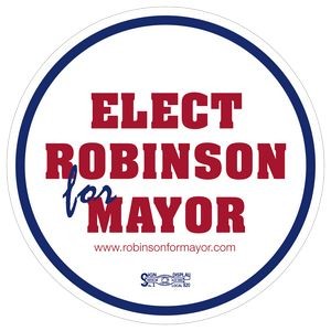 Bumper Sticker Magnet | Circle | 4 1/4" dia.