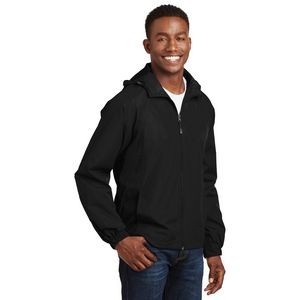 Sport-Tek Hooded Raglan Jacket.