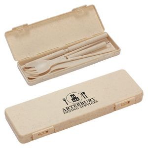 6-in-1 Portable Wheatstraw Tableware Set
