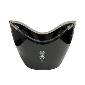 Acrylic Black Ice Bucket Four-Liter