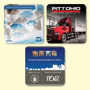 Vynex® Heavy Duty 4"x4"x1/8" Hard Surface Drink Coaster