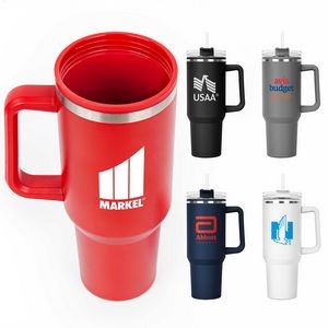 Hippo Lite Mug & Straw Lid 40 oz.