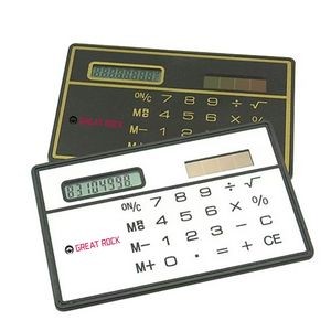 Mini Ultra Thin Solar Power Pocket Calculator