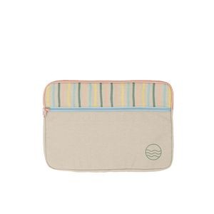 15" Zippered Pocket Laptop Sleeve (Natural Canvas)