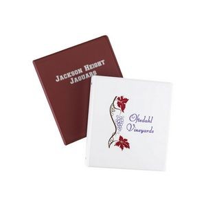 1" Vinyl Binder 8.5 X 5.5"
