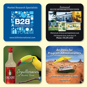 Vynex® Heavy Duty 3.6"x3.6"x1/8" Drink Coaster