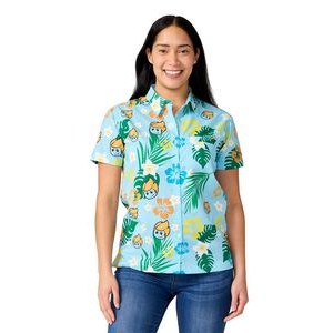 Men's or Ladies' Dye Sublimation Camp Shirt