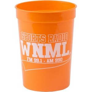 12 Oz. Smooth Plastic Stadium Cup